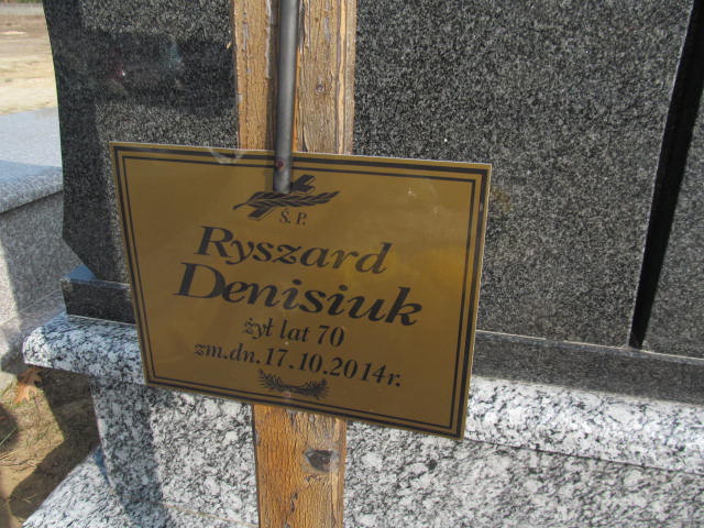 Ryszard Denisiuk 1944 Siennica - Grobonet - Wyszukiwarka osób pochowanych