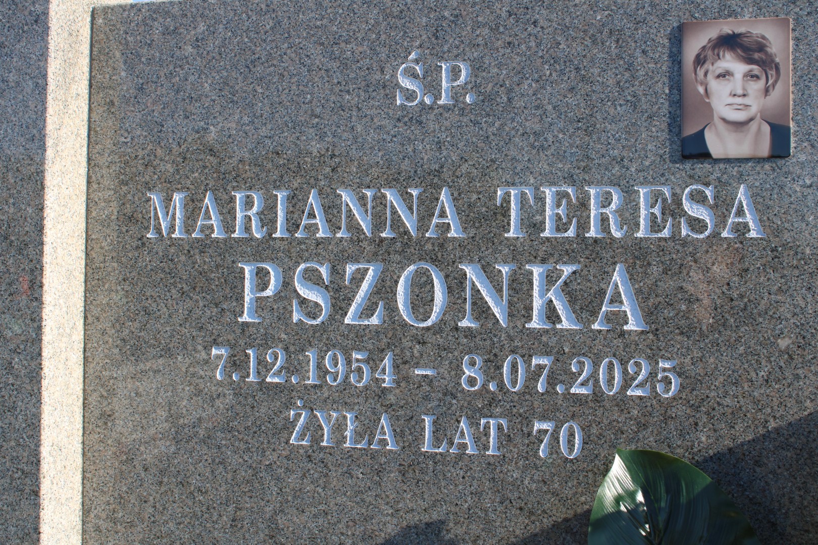 Grób Stanisław Pszonka